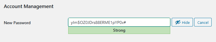 Step 4 - Resetting Password - Generating Password